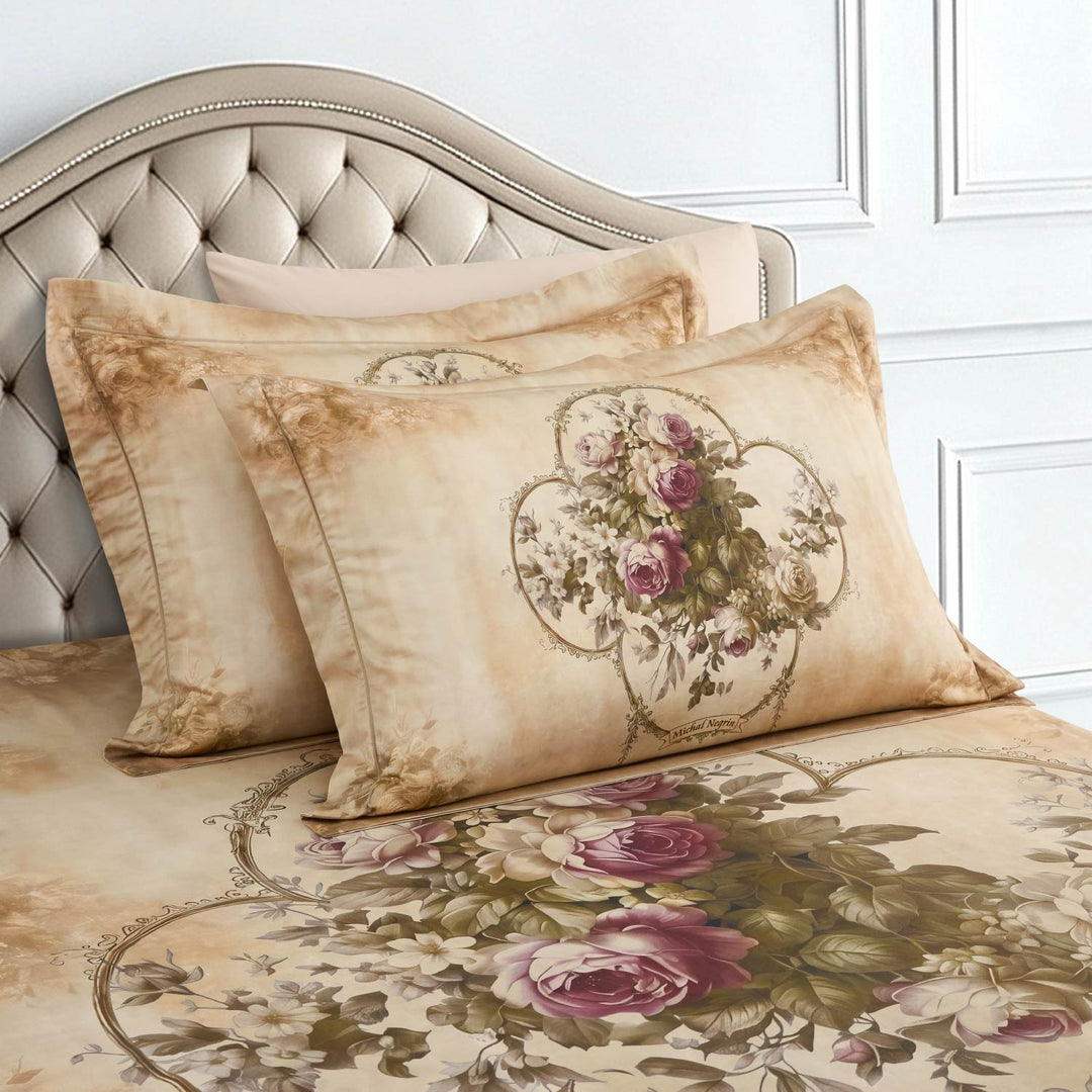 Valentina 100% Cotton Sateen Bedding Set