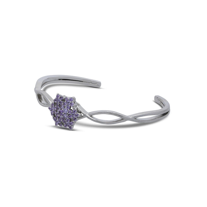 Bengal Angel bracelet studded with purple crystal stones