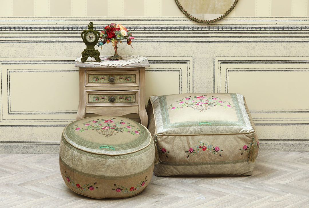 Adriana Magical and Romantic Pouf Ottomans