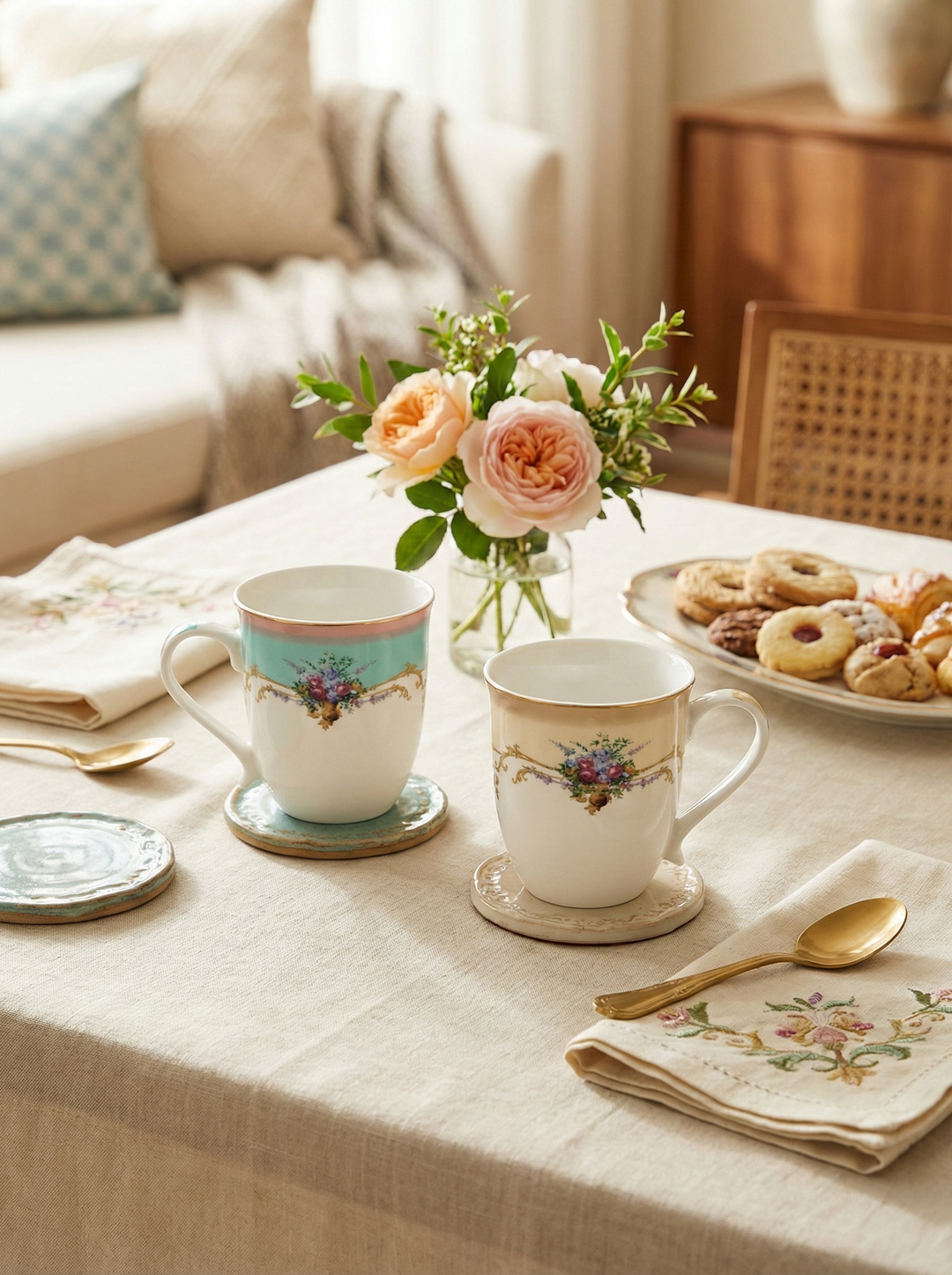 Michel Serving and Hospitality Utensils - Set of 2 Mugs