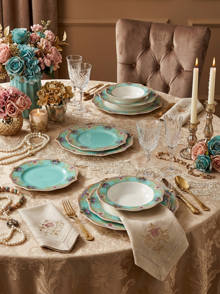 Michel Serving and Hospitality Utensils - Set of 18 Plates