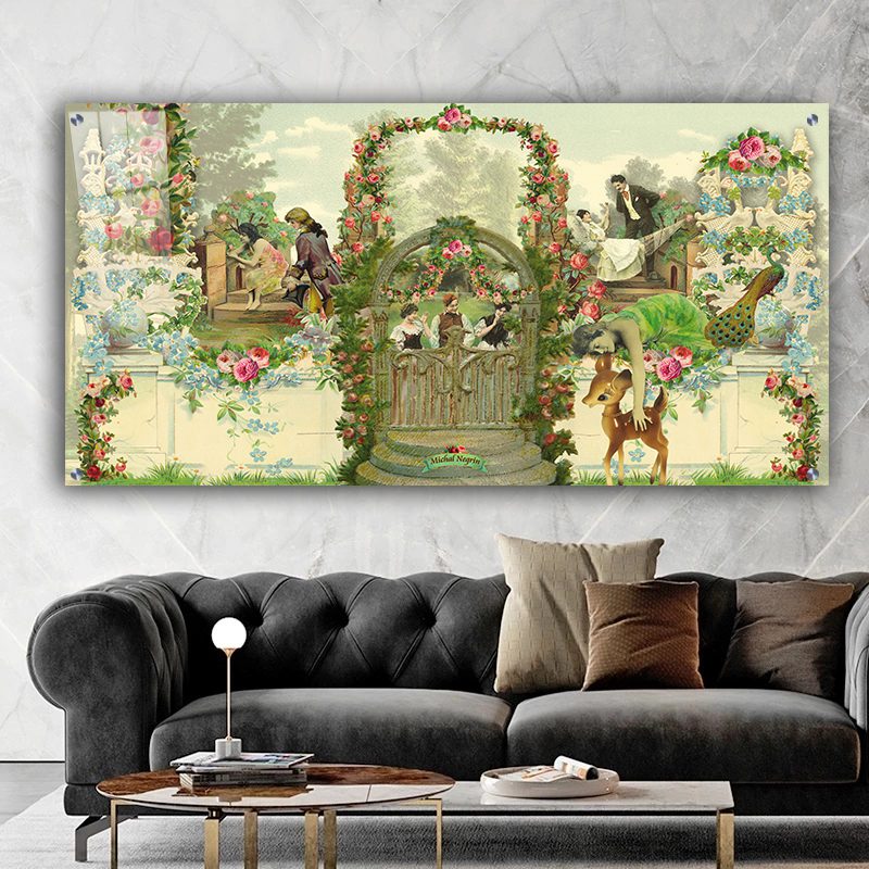 Image designed the flower village