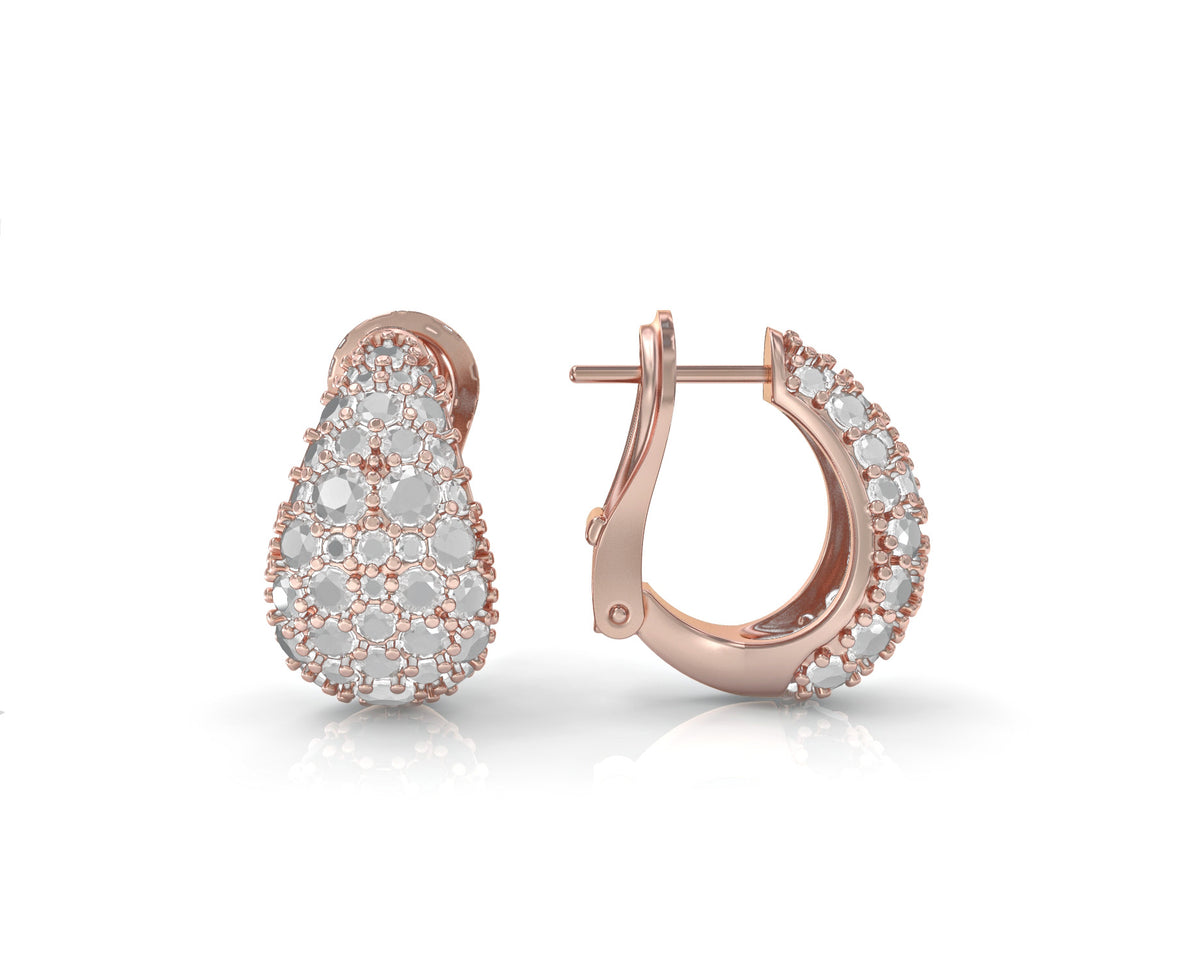 Gold earrings sequence