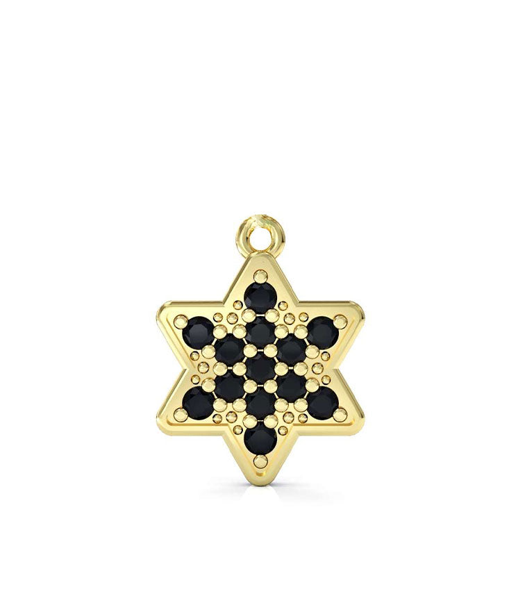 Star of David gold and diamond necklace