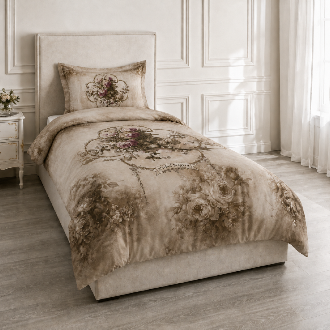 Valentina 100% Cotton Sateen Bedding Set