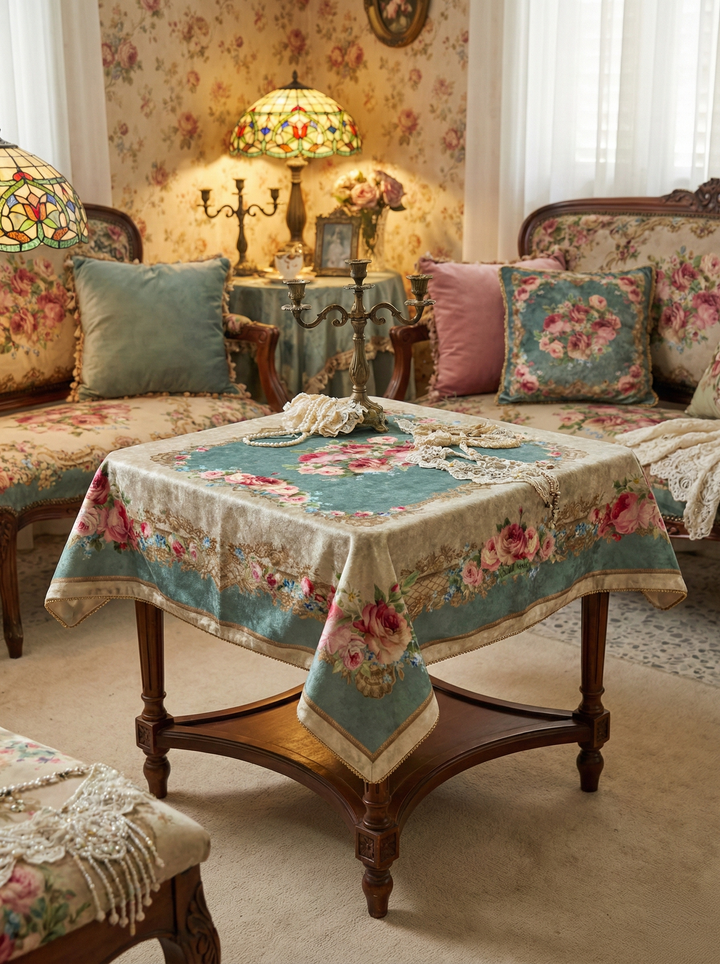 Bianca designed tablecloth