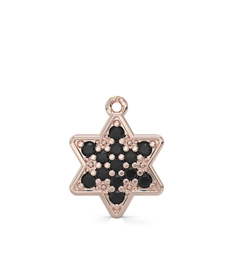 Star of David gold and diamond necklace