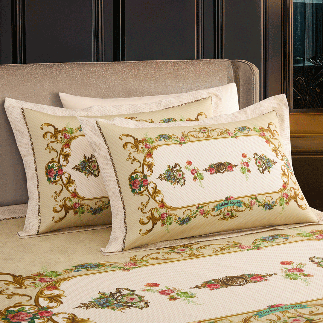 Alina 100% cotton satin bedding set