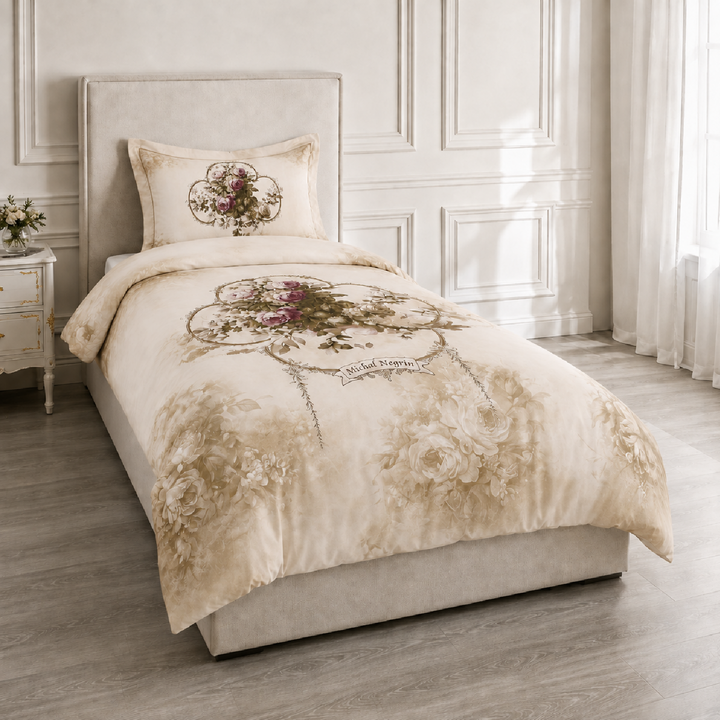 Valentina 100% Cotton Sateen Bedding Set