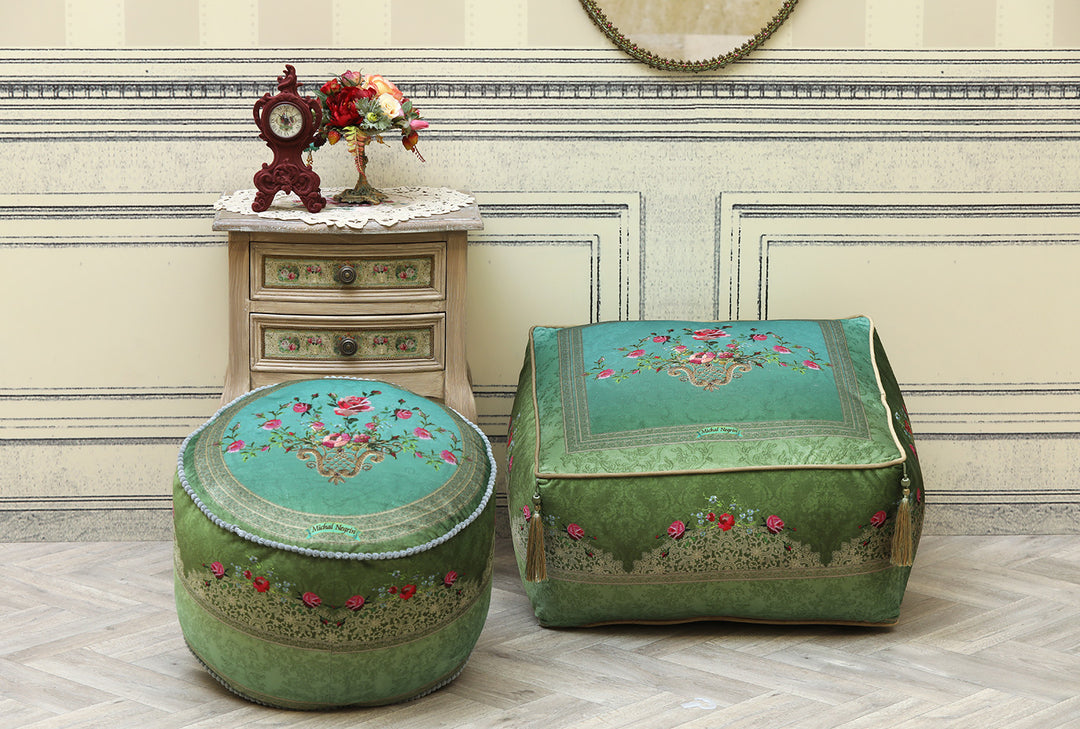 Adriana Magical and Romantic Pouf Ottomans