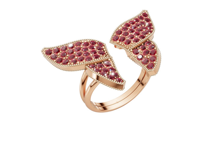 Bianca Ruby Gold Ring