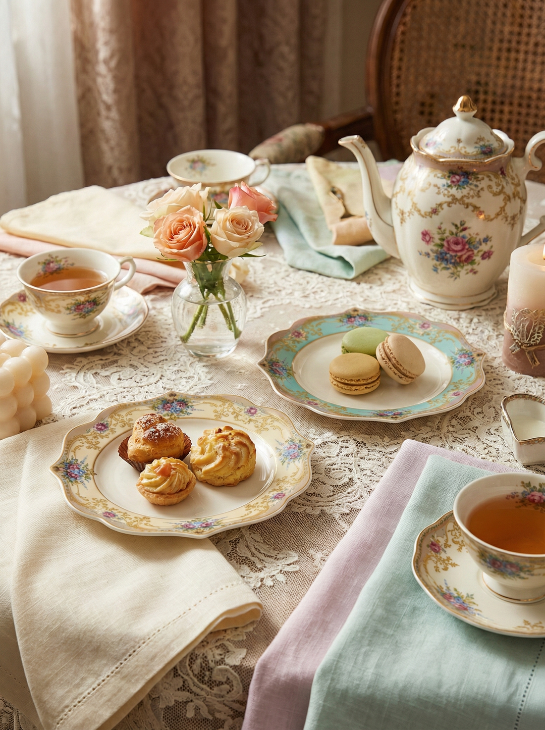 Michelle Serving and Hospitality Utensils - Set of 6 Cake Plates