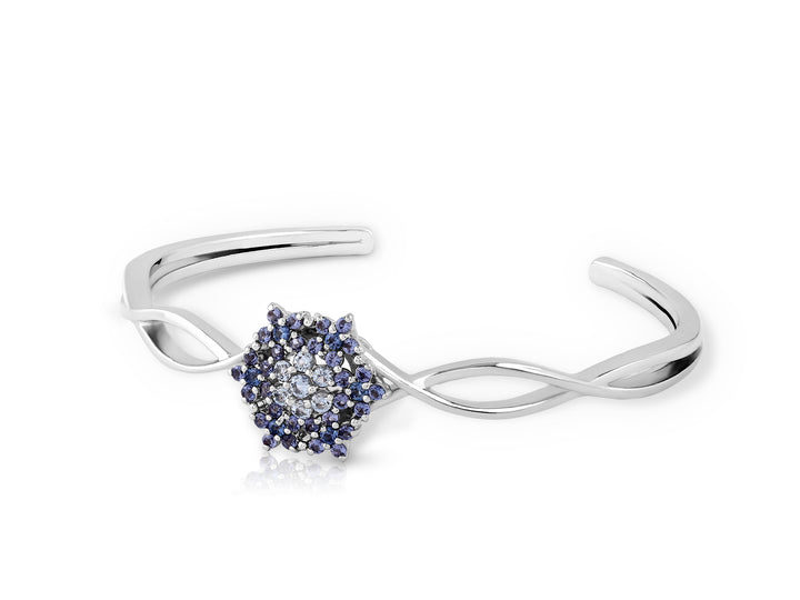 Bengal Angel bracelet studded with blue crystal stones