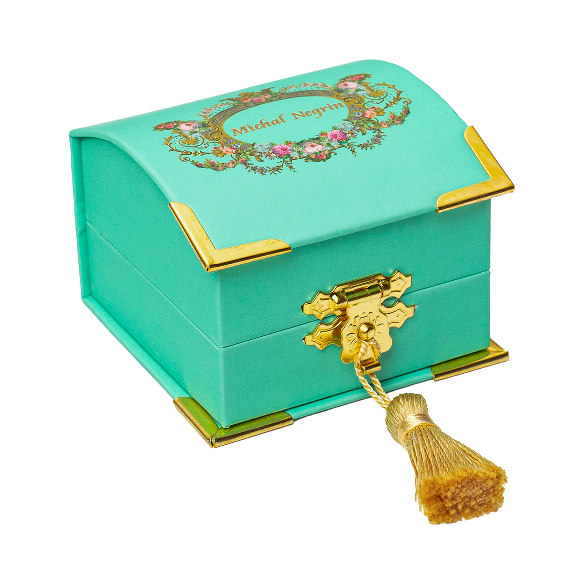 Floral Ring with Nano Ruby & Enamel Finish - Monarchy - 6