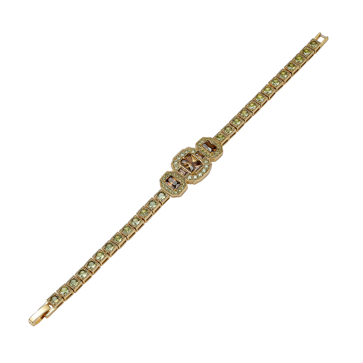 18K Gold Plated Bracelet with Zirconia - Volver - 5