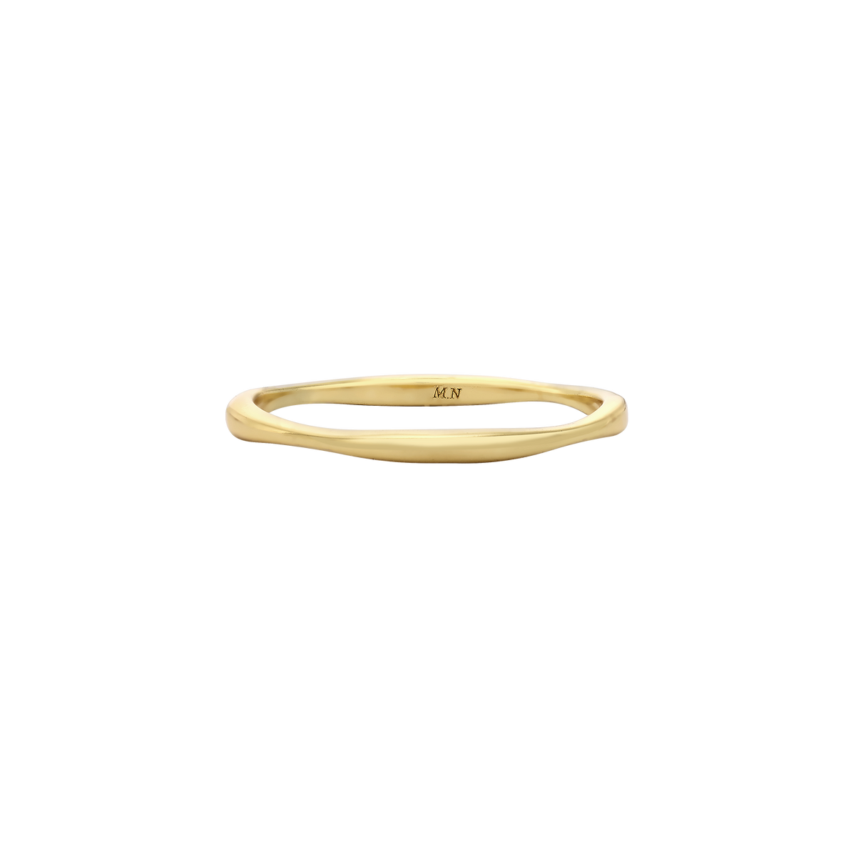 Set of 5 18K/24K Gold Plated Rings with Synthetic Opal - Mare - 6