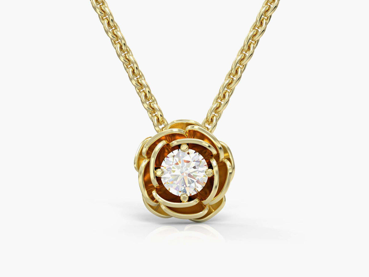 Rose gold necklace