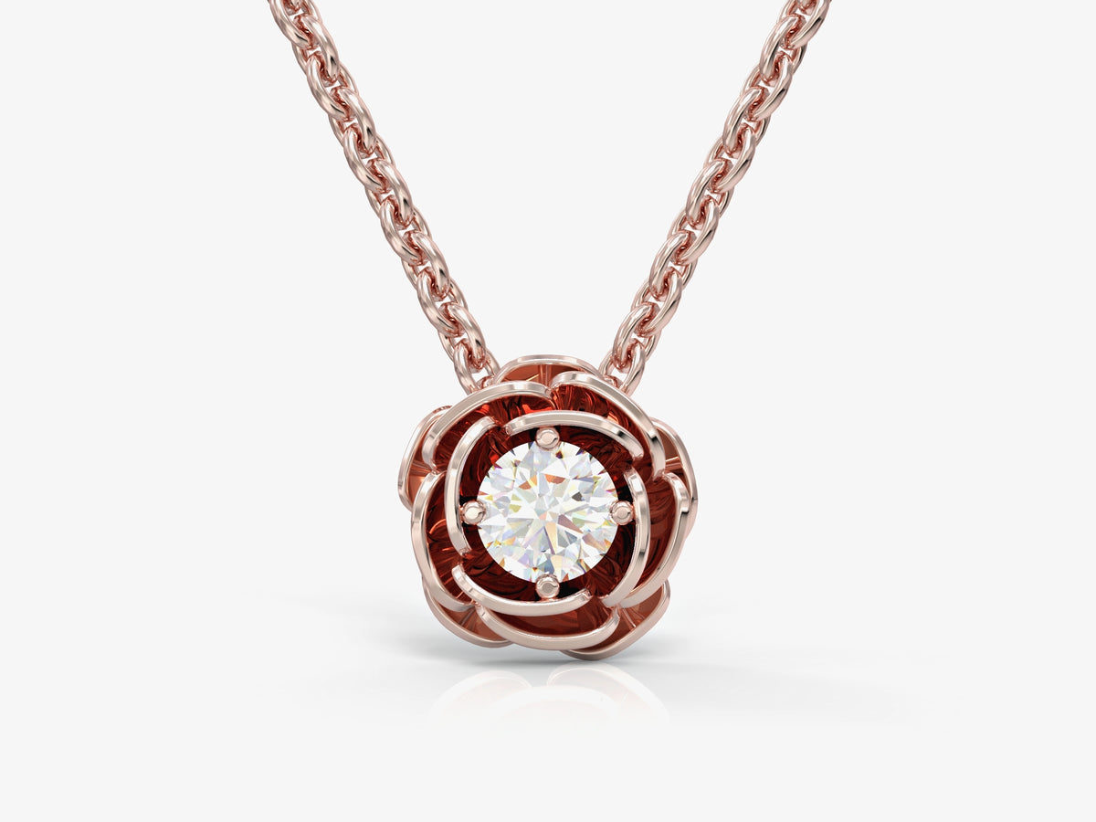 Rose gold necklace