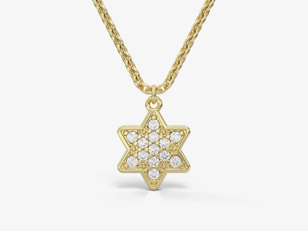 Star of David gold pendant