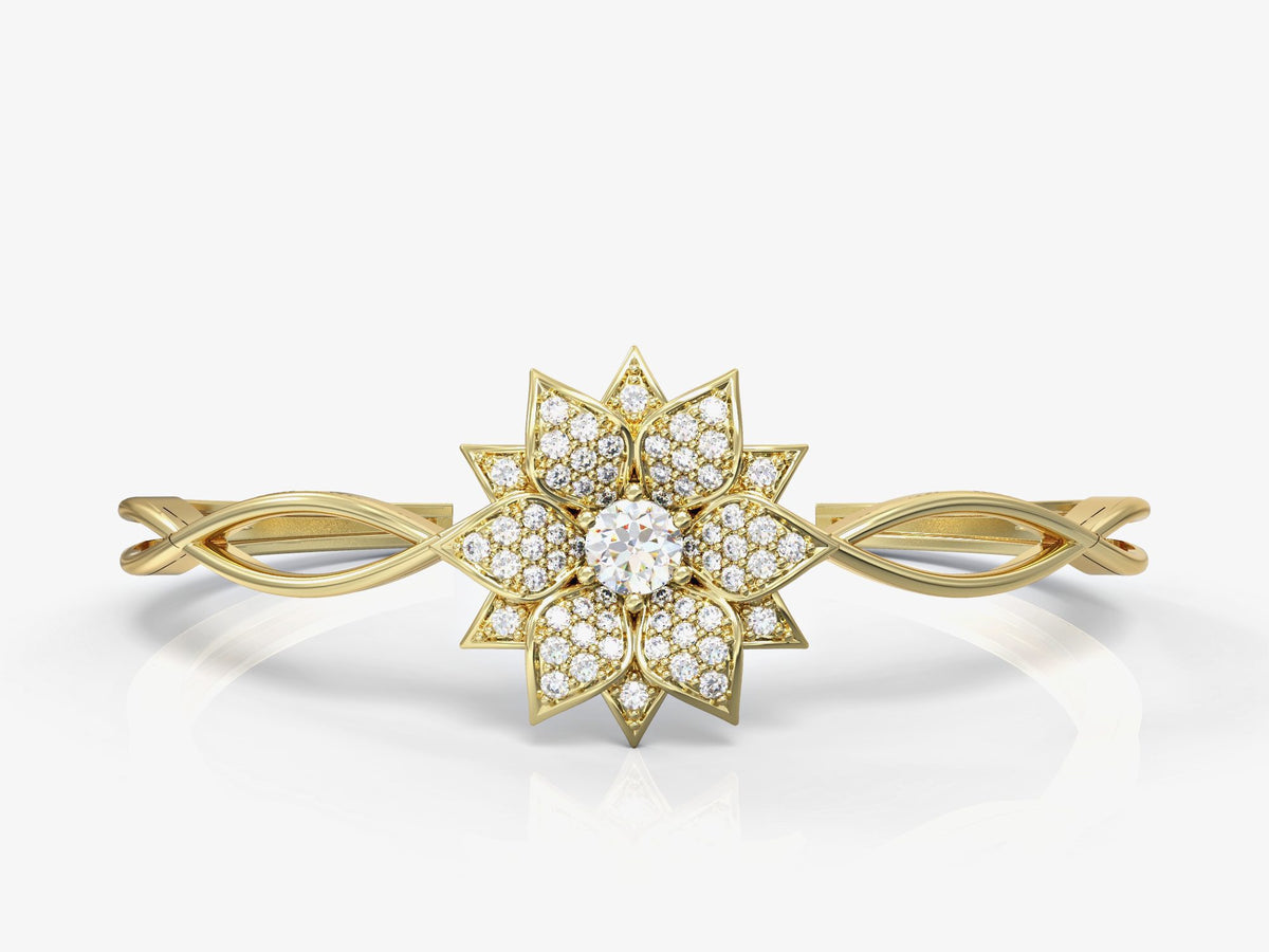 Bengal gold amaryllis bracelet