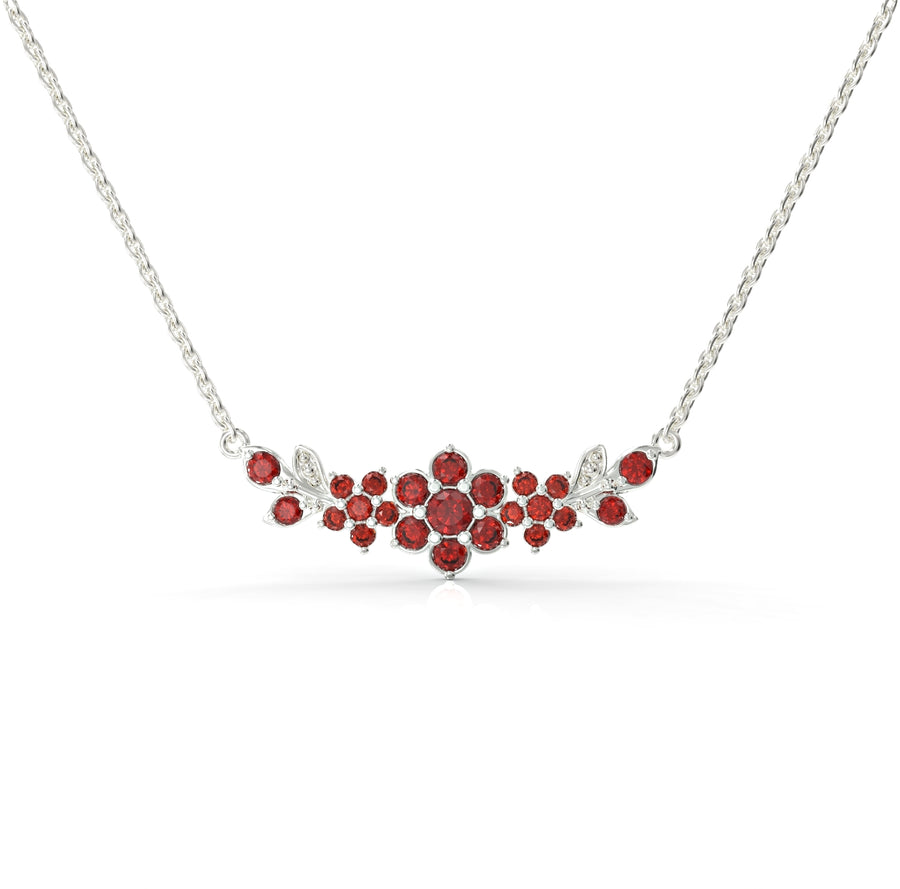 2 gold chain medium flowering branch studded with crystal stones