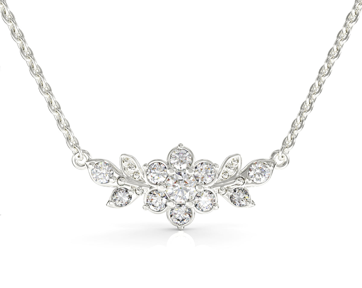 A short flowering branch gold chain