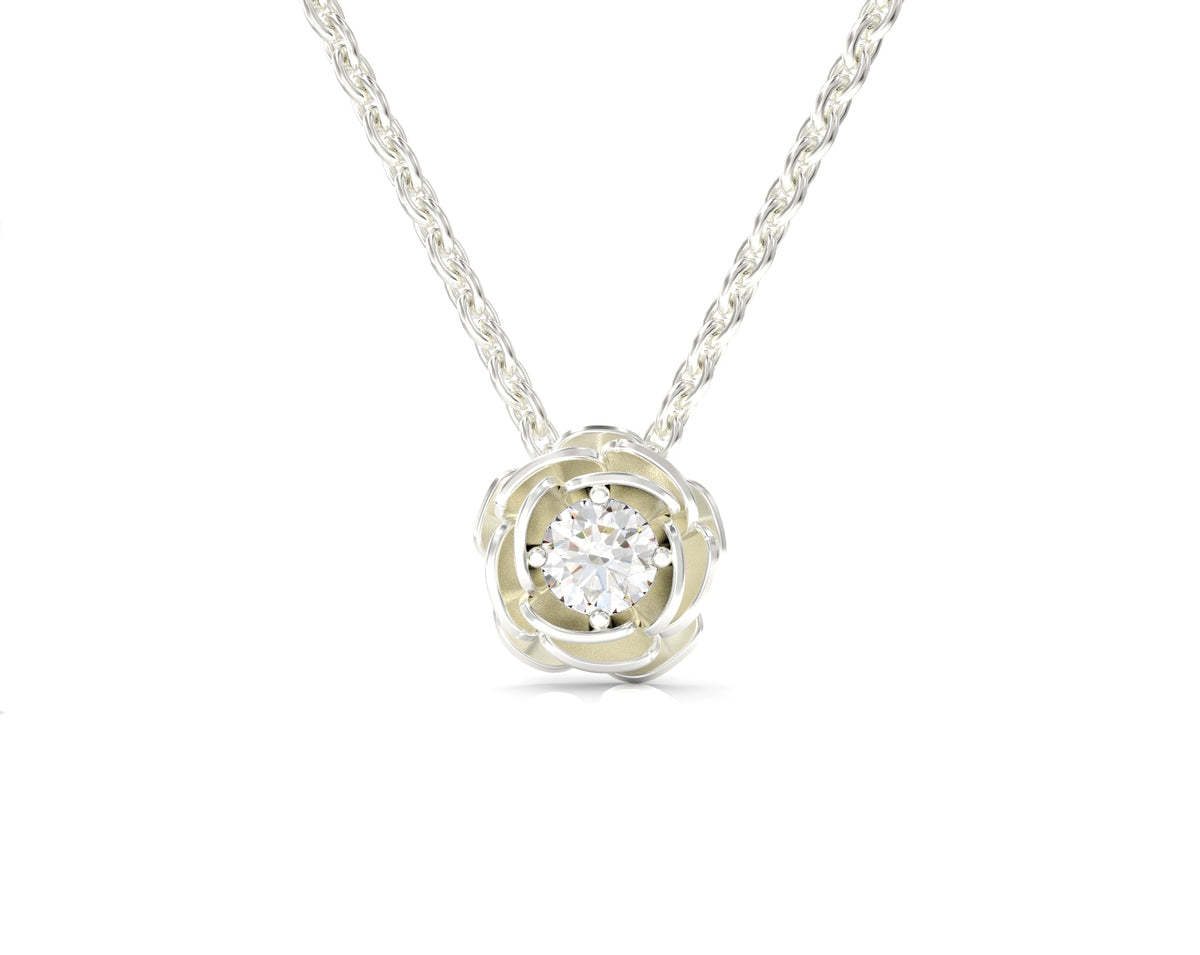 Rose gold necklace