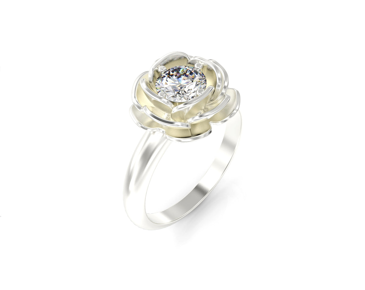Rose gold ring