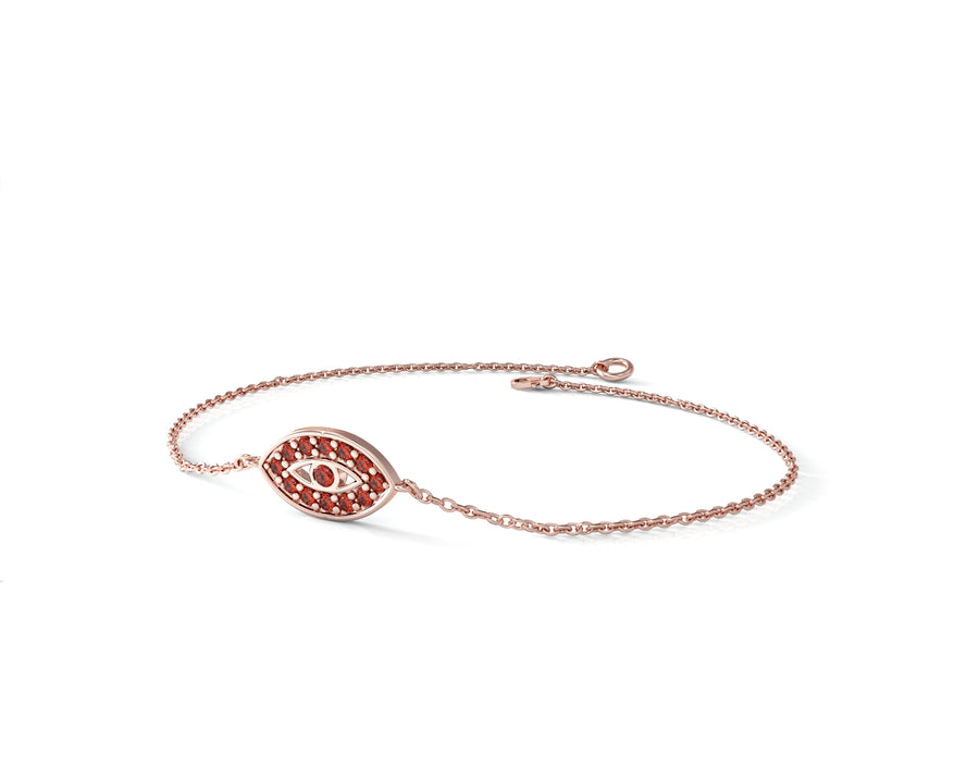 3 Ein Tova gold bracelet studded with crystal stones