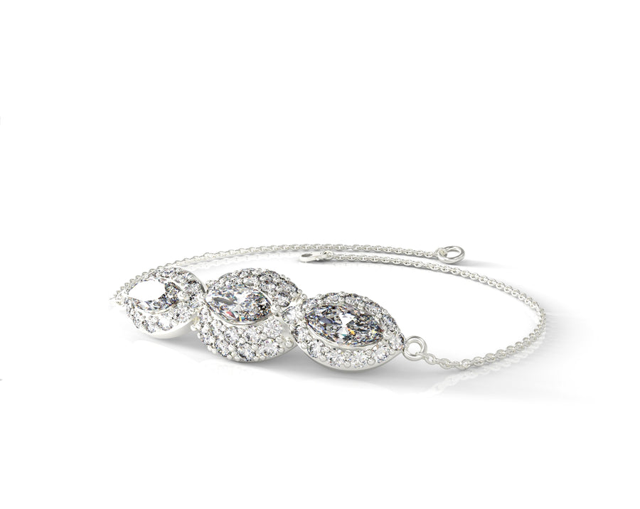 Gold eyes bracelet