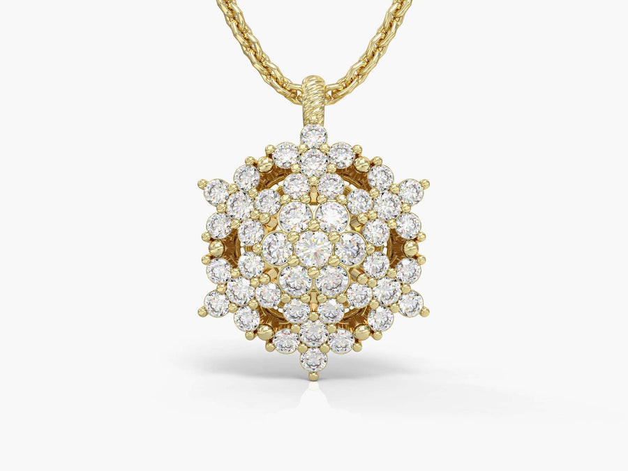 Angel gold necklace