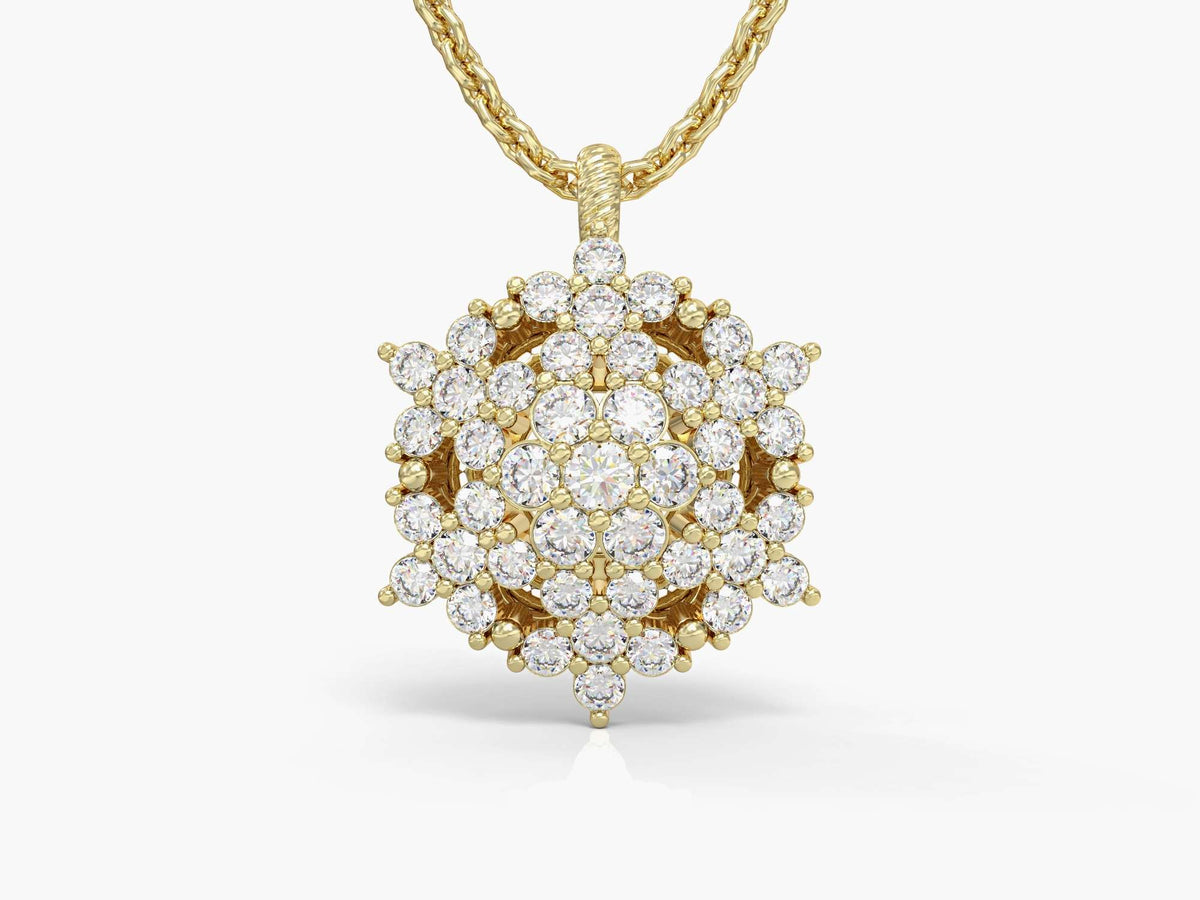 Angel gold necklace