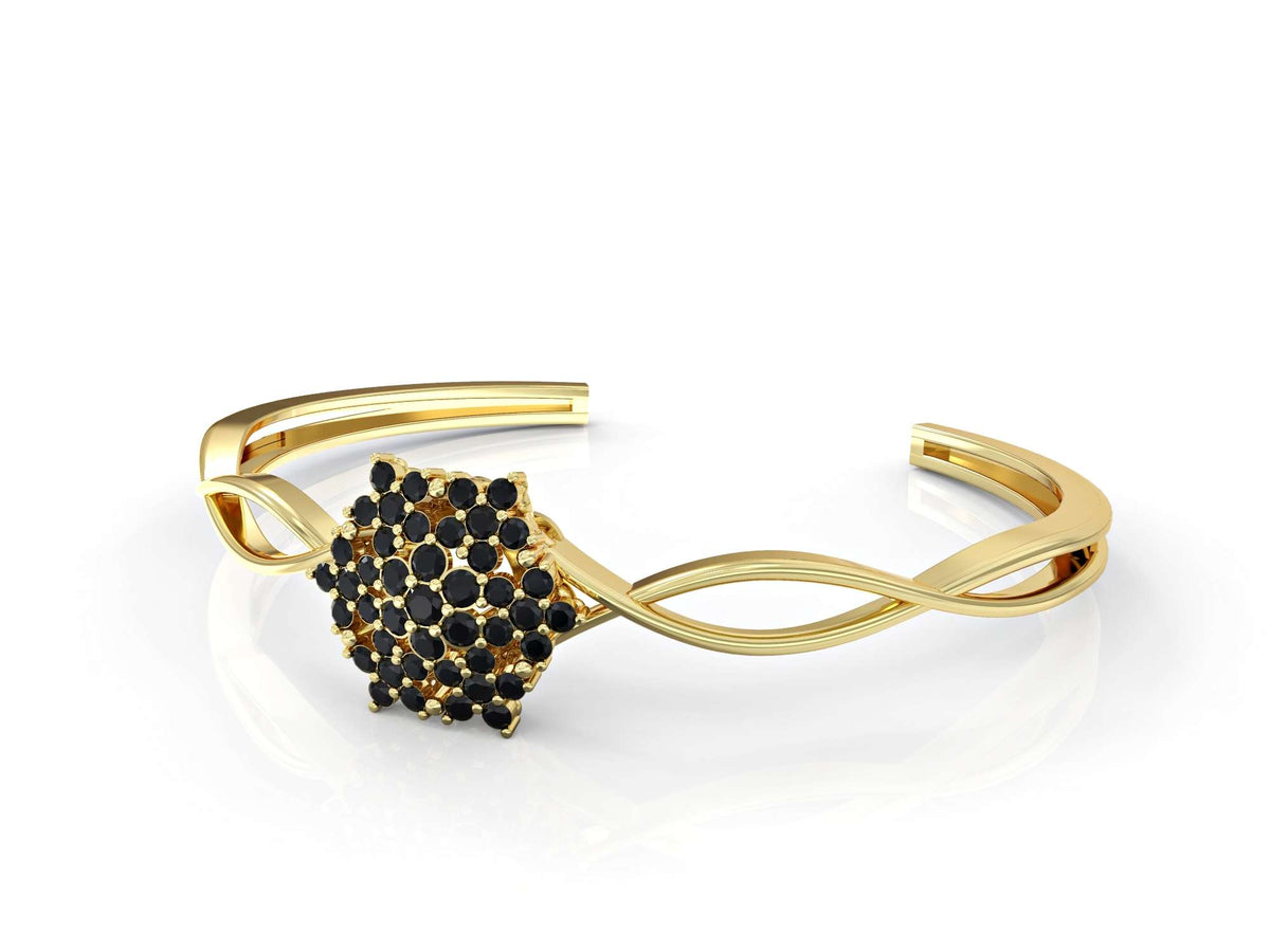 Bengal Angel bracelet studded with zircons