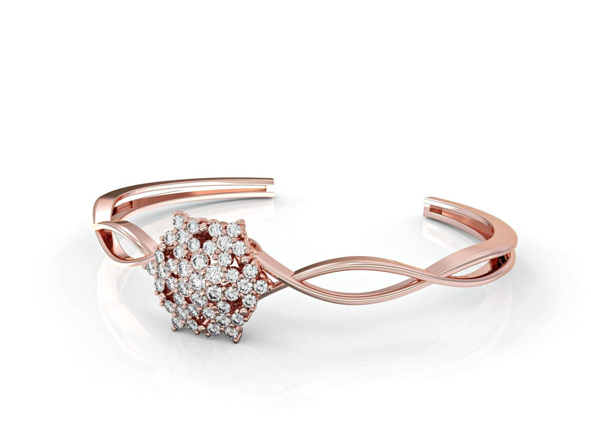 Bengal Angel bracelet studded with zircons
