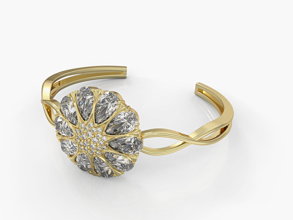 Bengal flower drops bracelet