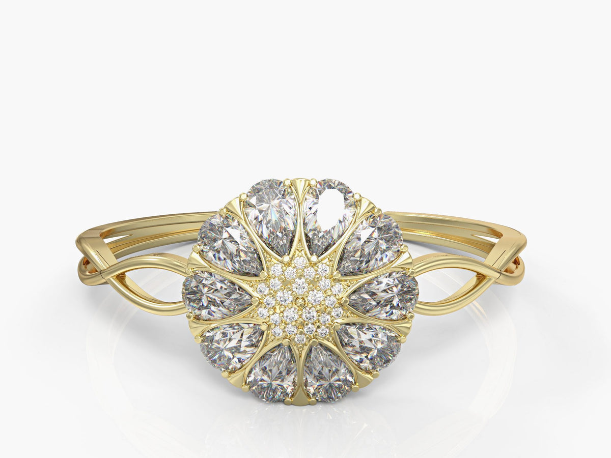 Bengal flower drops bracelet