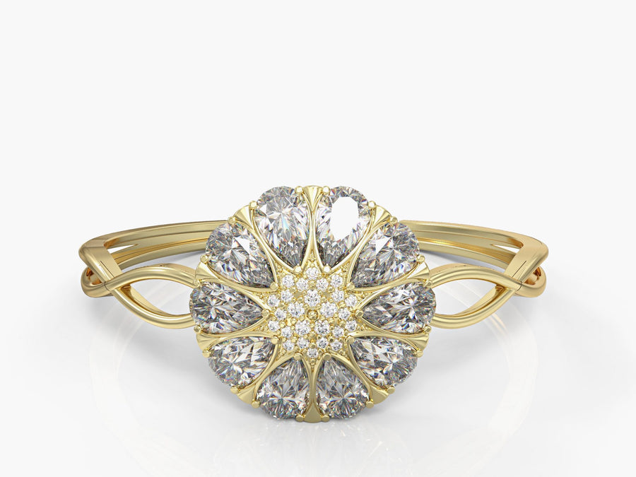 Bengal flower drops bracelet