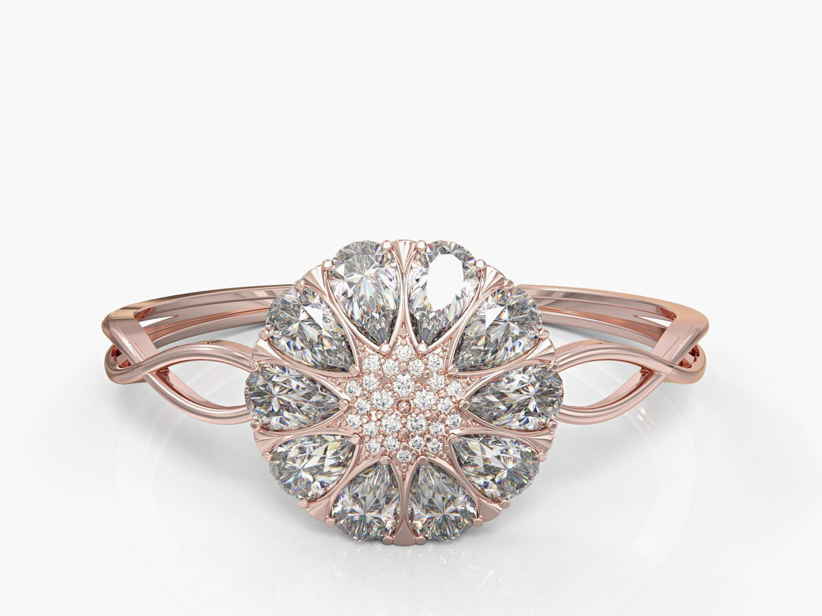 Bengal flower drops bracelet