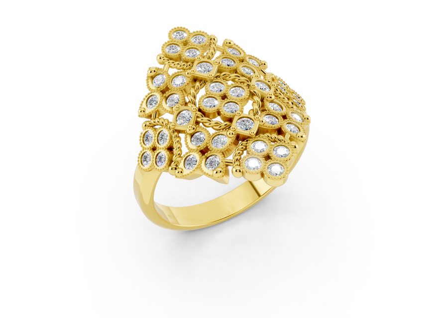 Royalty gold ring