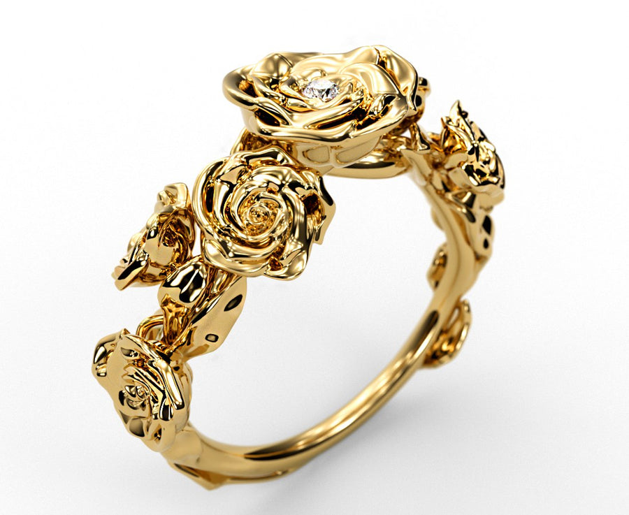 Rose gold ring