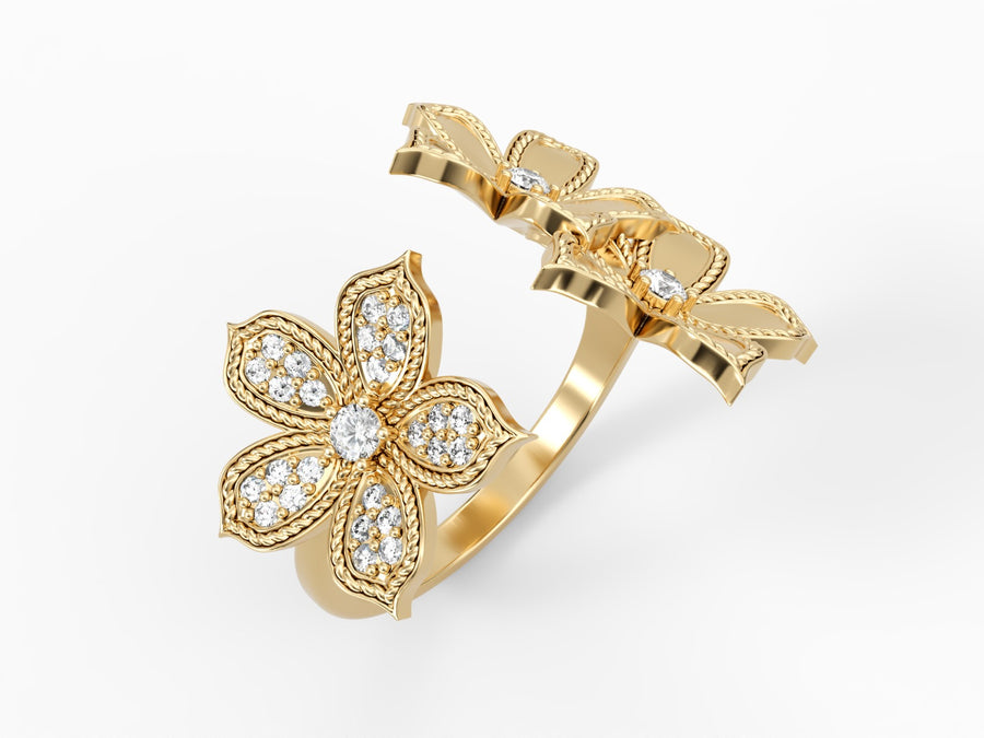 Ivanka triple gold ring