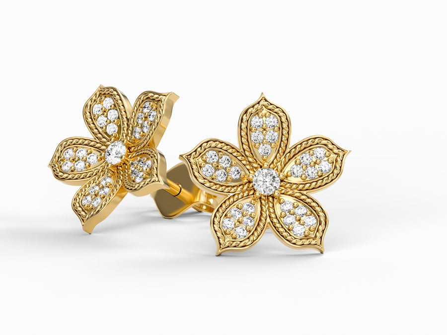 Ivanka gold earrings