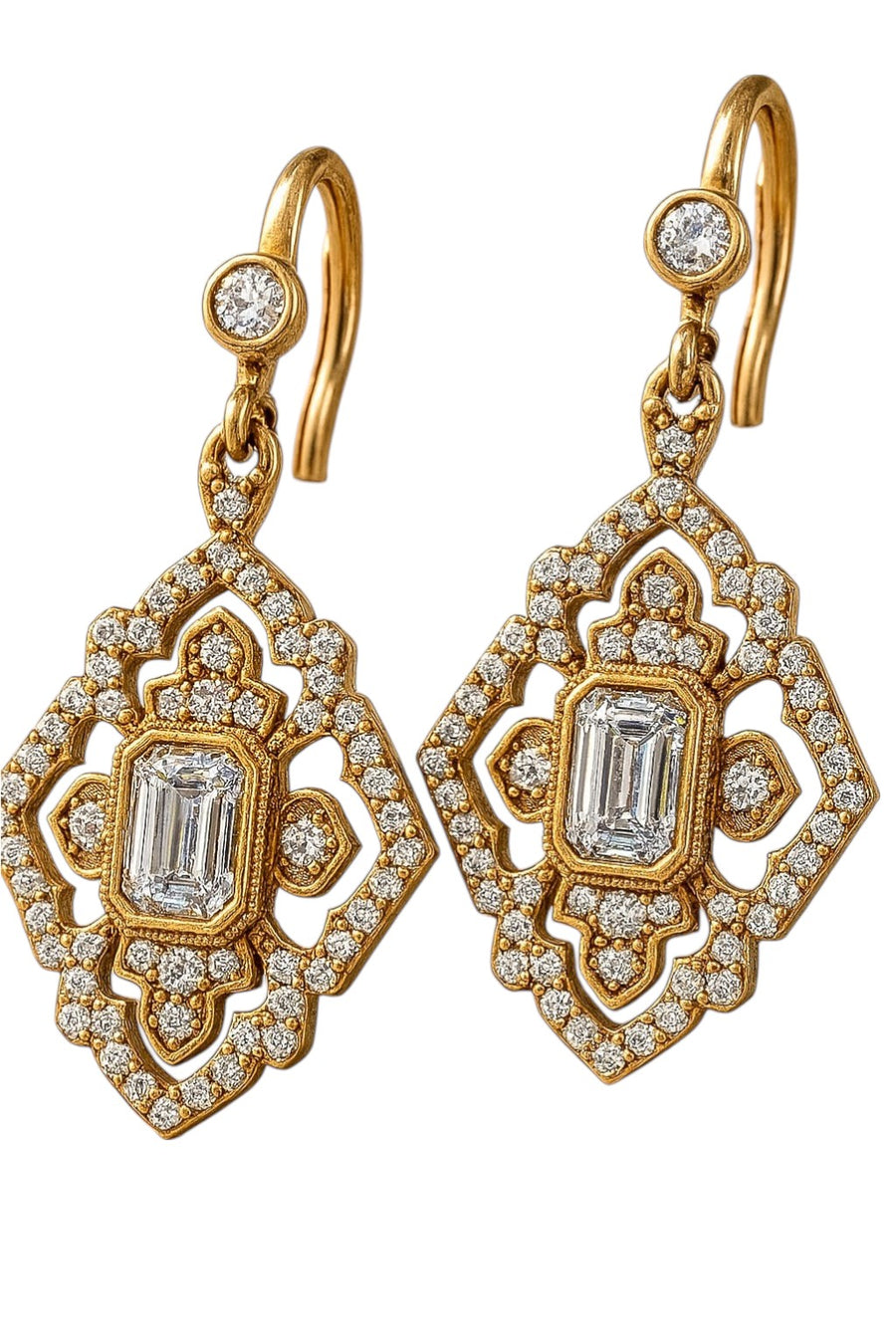 Iceland gold earrings