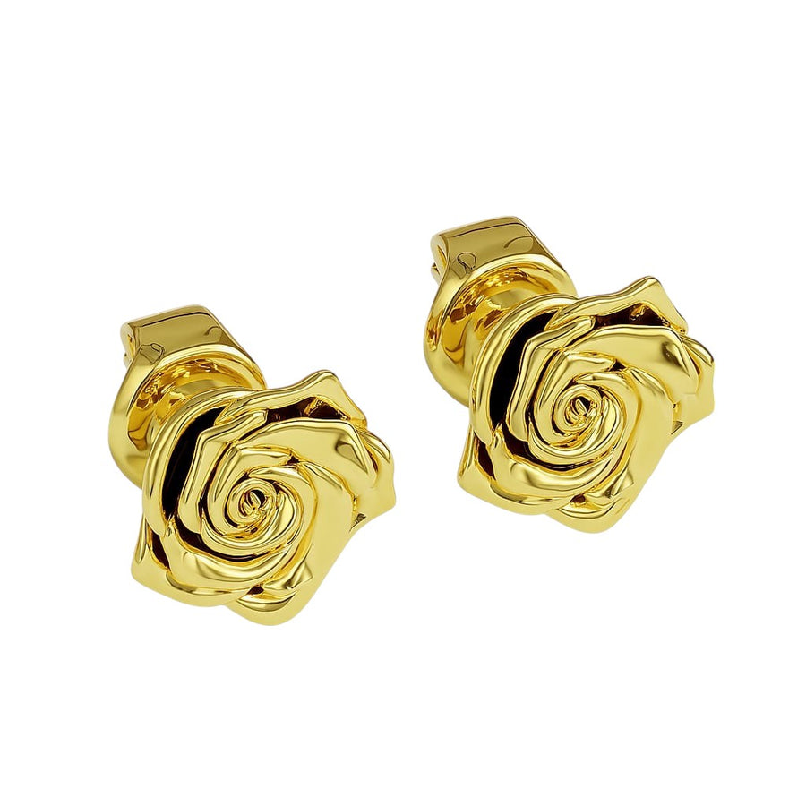 Rose gold earrings