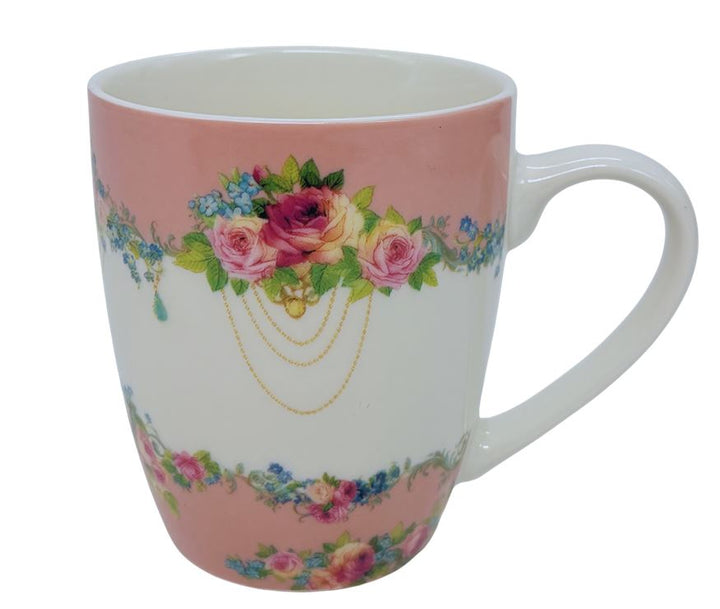 כוס מאג פרחונית