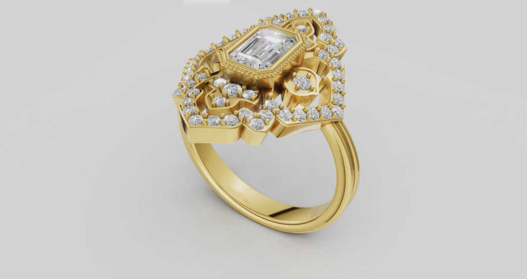 Iceland gold ring