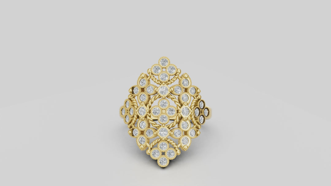 Royalty gold ring