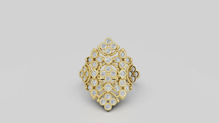 Royalty gold ring