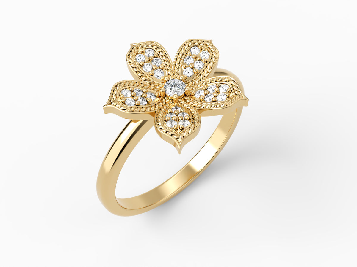 Ivanka single gold ring