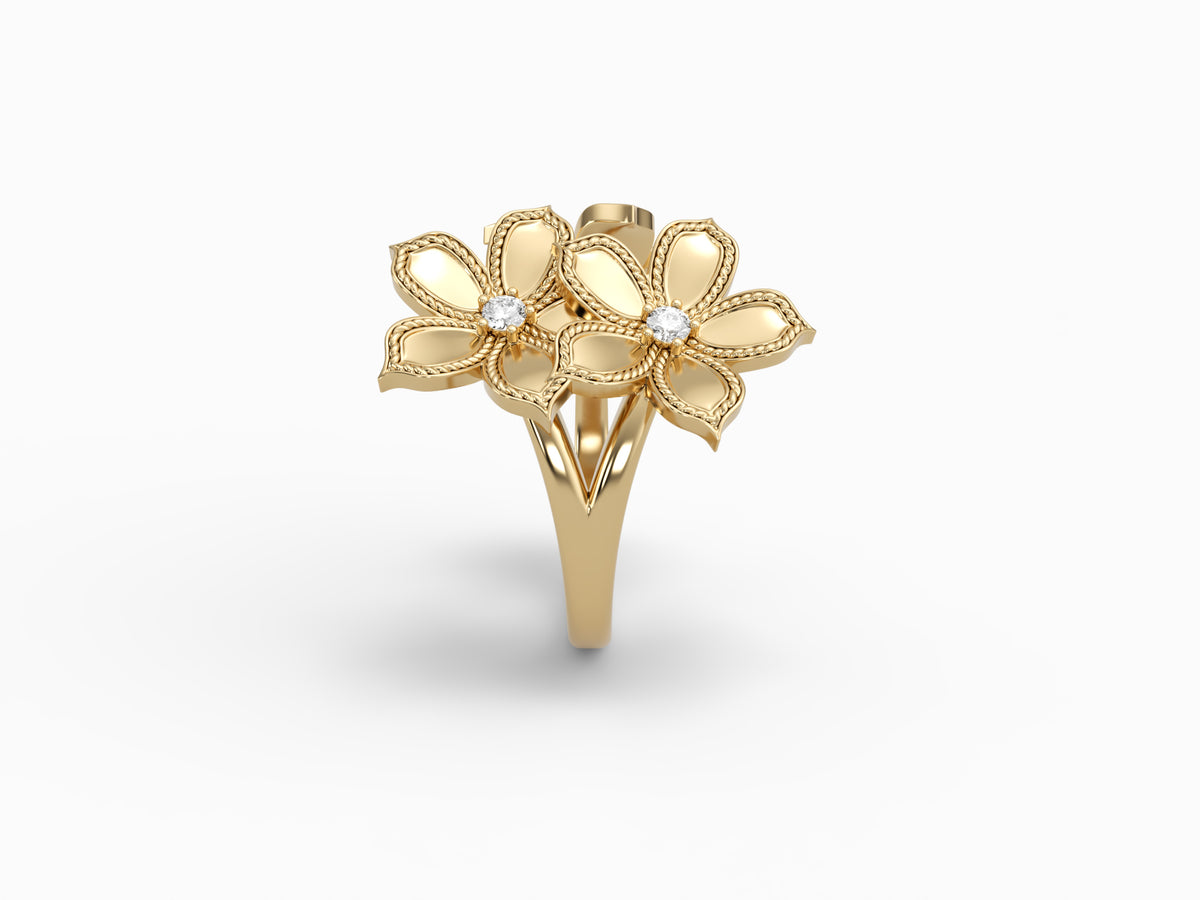 Ivanka triple gold ring